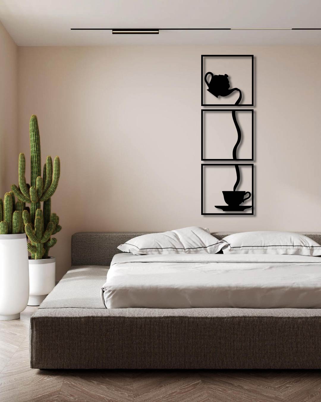 "THAT'S THE TEA" Metal wall art