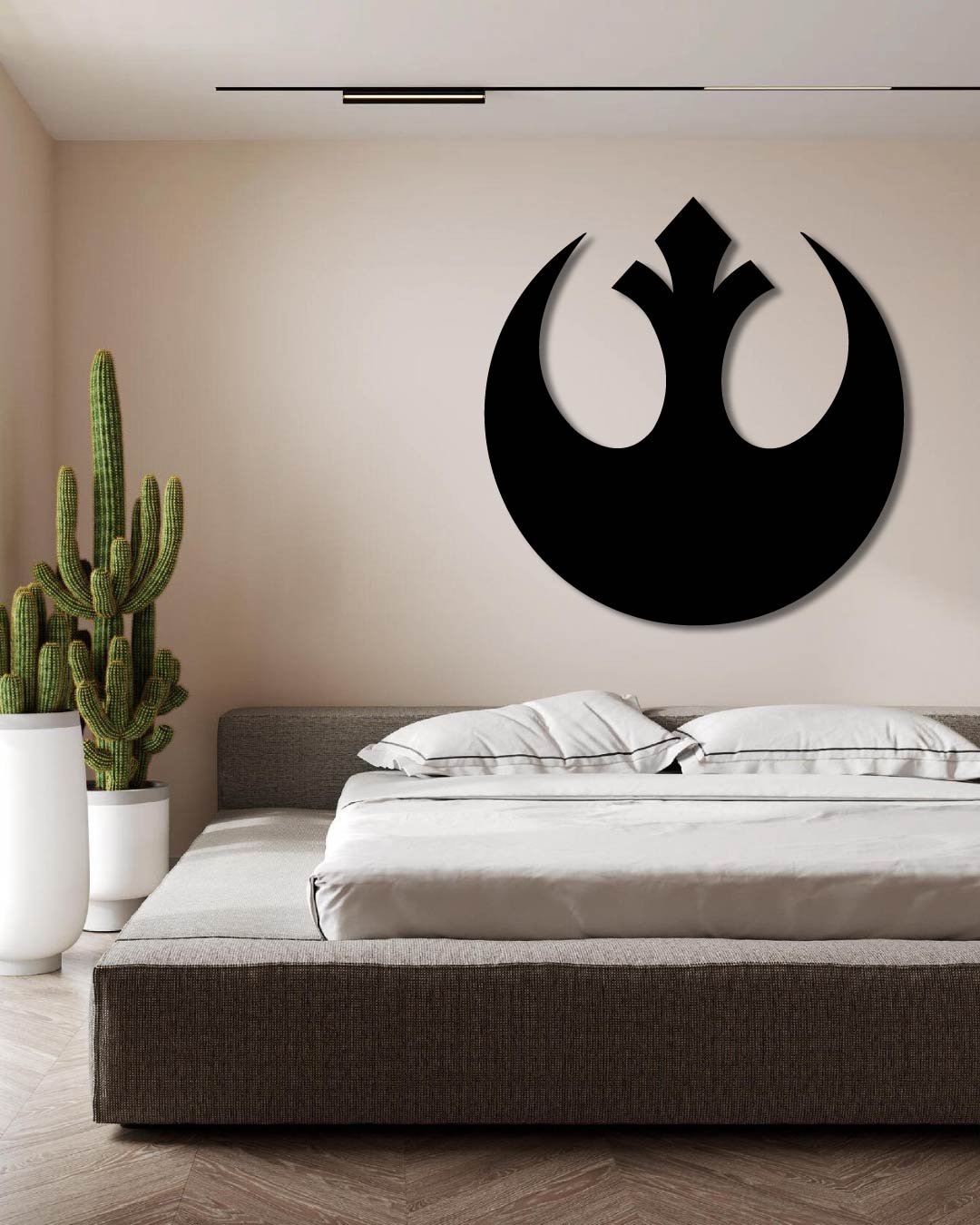 Star Wars Rebel Alliance Symbol Metal Wall Art Frame