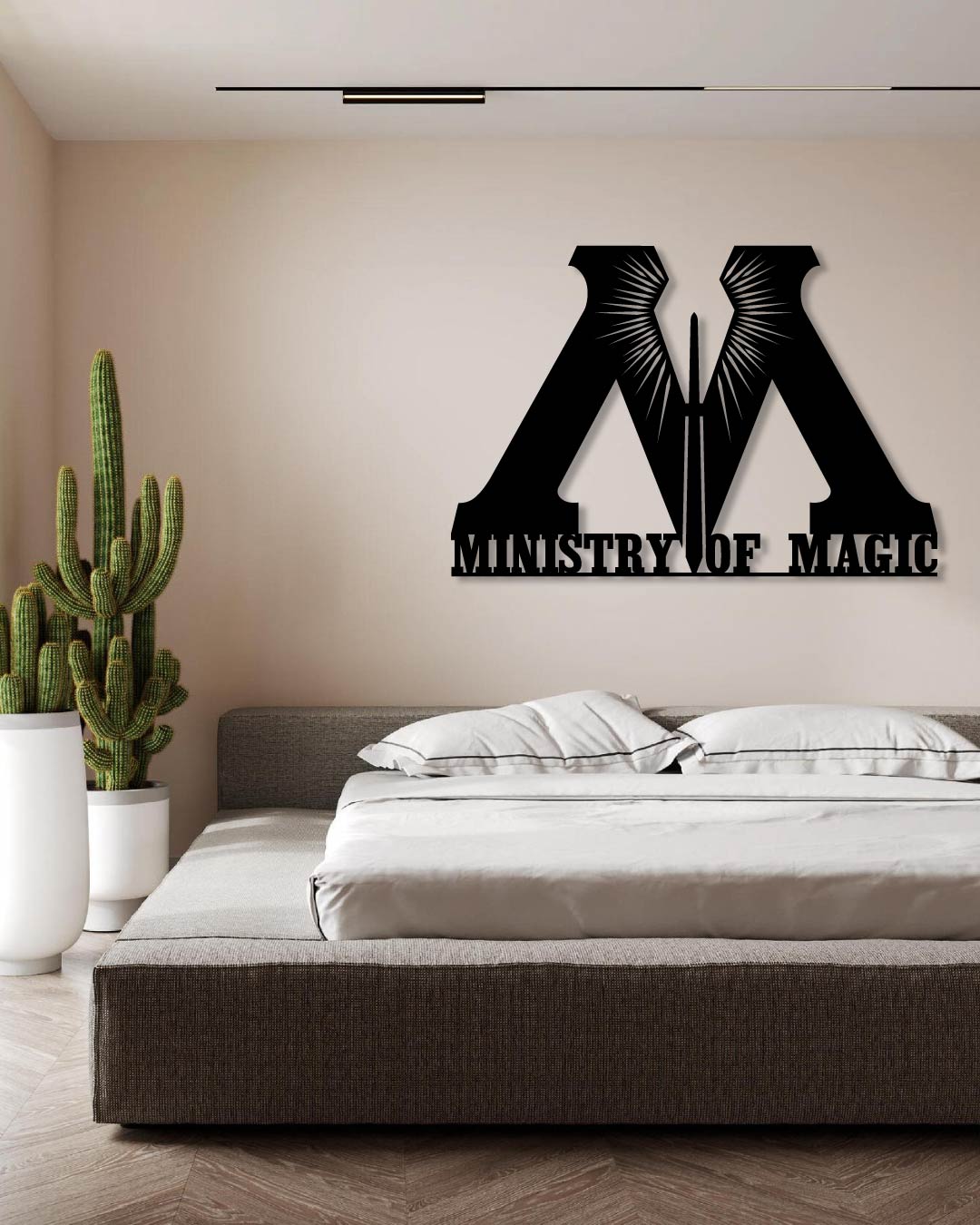 Ministry Of Magic Logo Metal Wall Art Frame