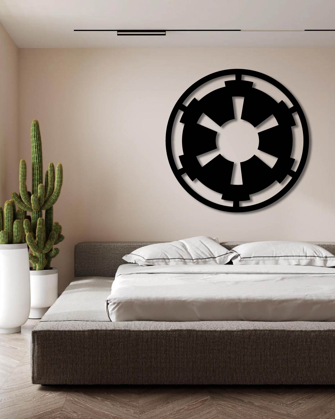 Star Wars Galactic Empire Symbol Metal Wall Art Frame