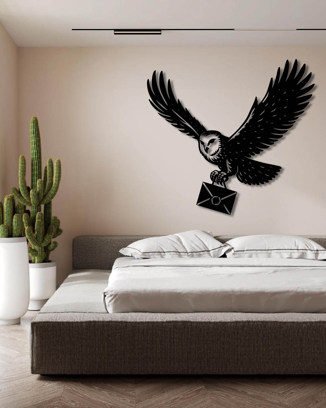 Hedwig Harry Potter Metal Wall Art Frame