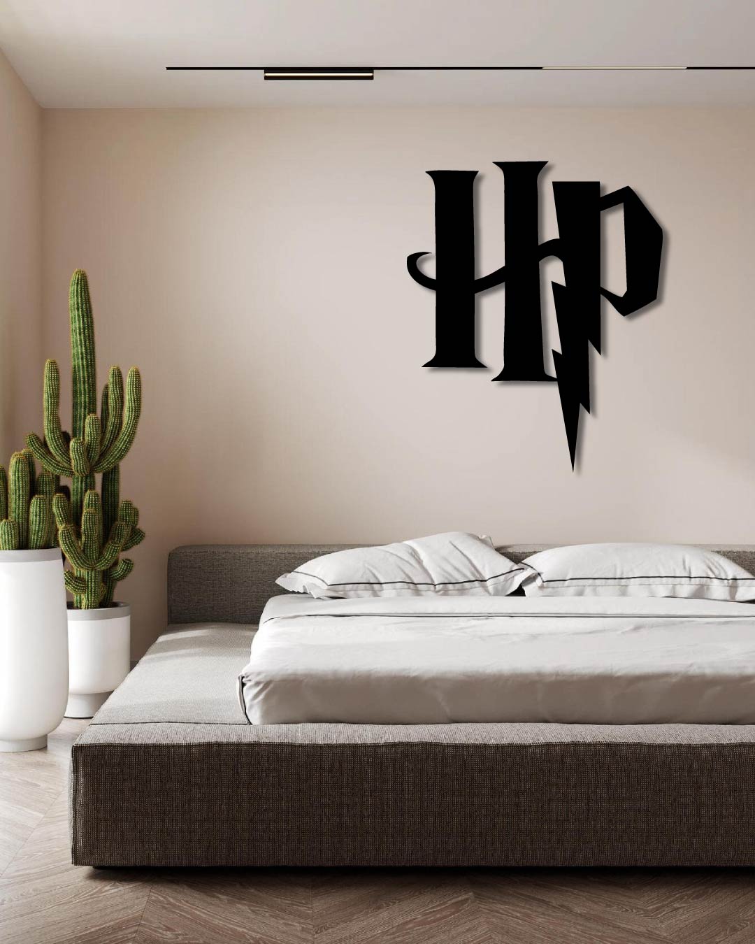 Harry Potter HP Logo Metal Wall Art Frame
