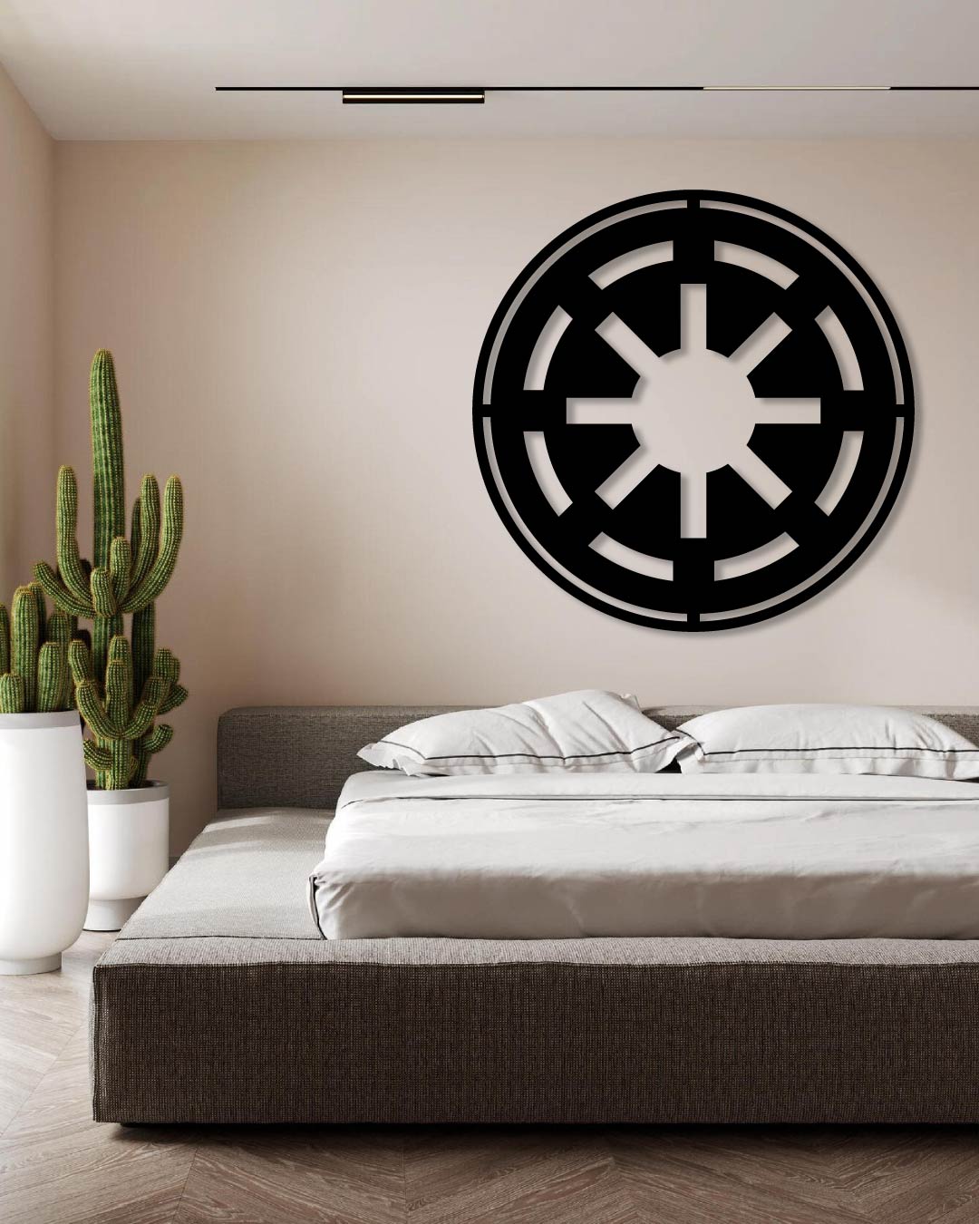 Star Wars Galactic Republic Symbol Metal Wall Art Frame