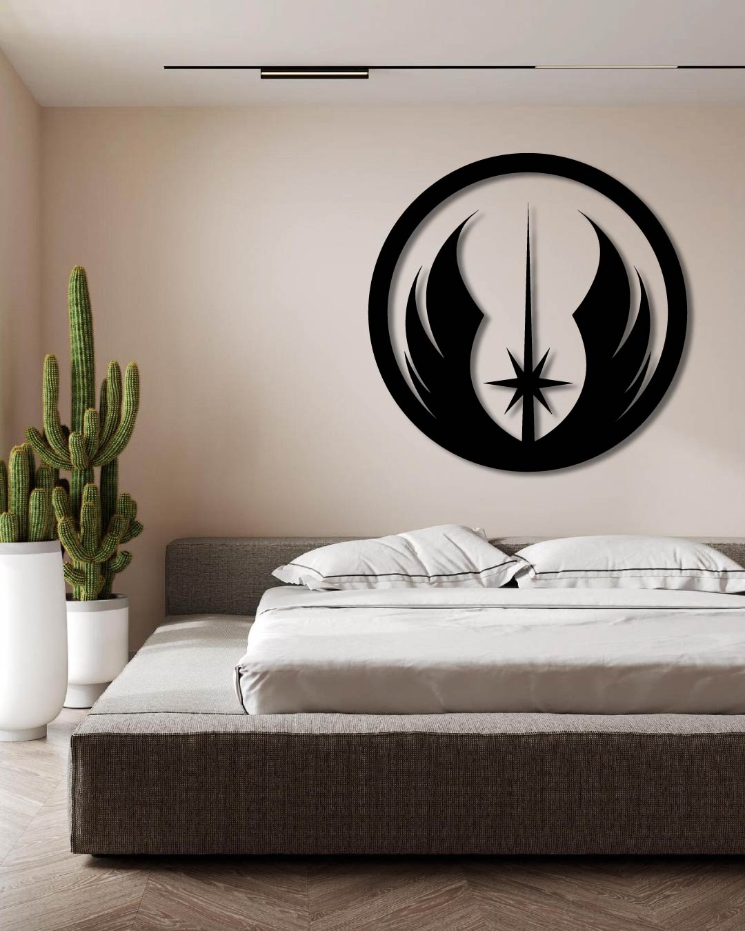 Star Wars Jedi Order Symbol Metal Wall Art Frame