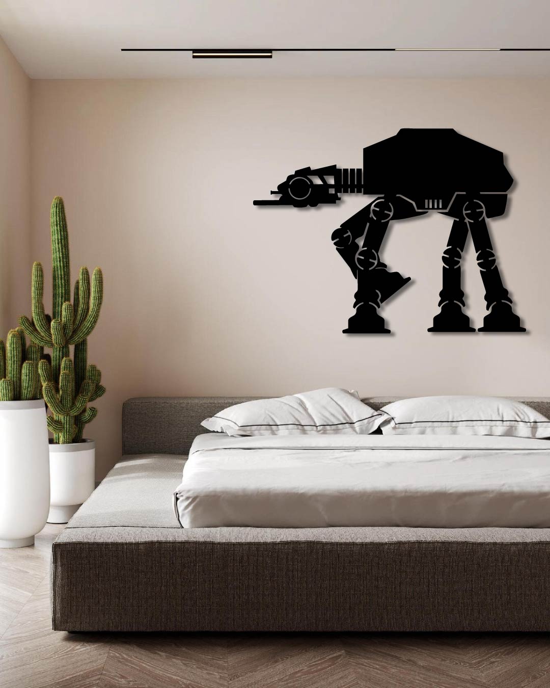 Star Wars AT-AT Walker Machine Metal Wall Art Frame