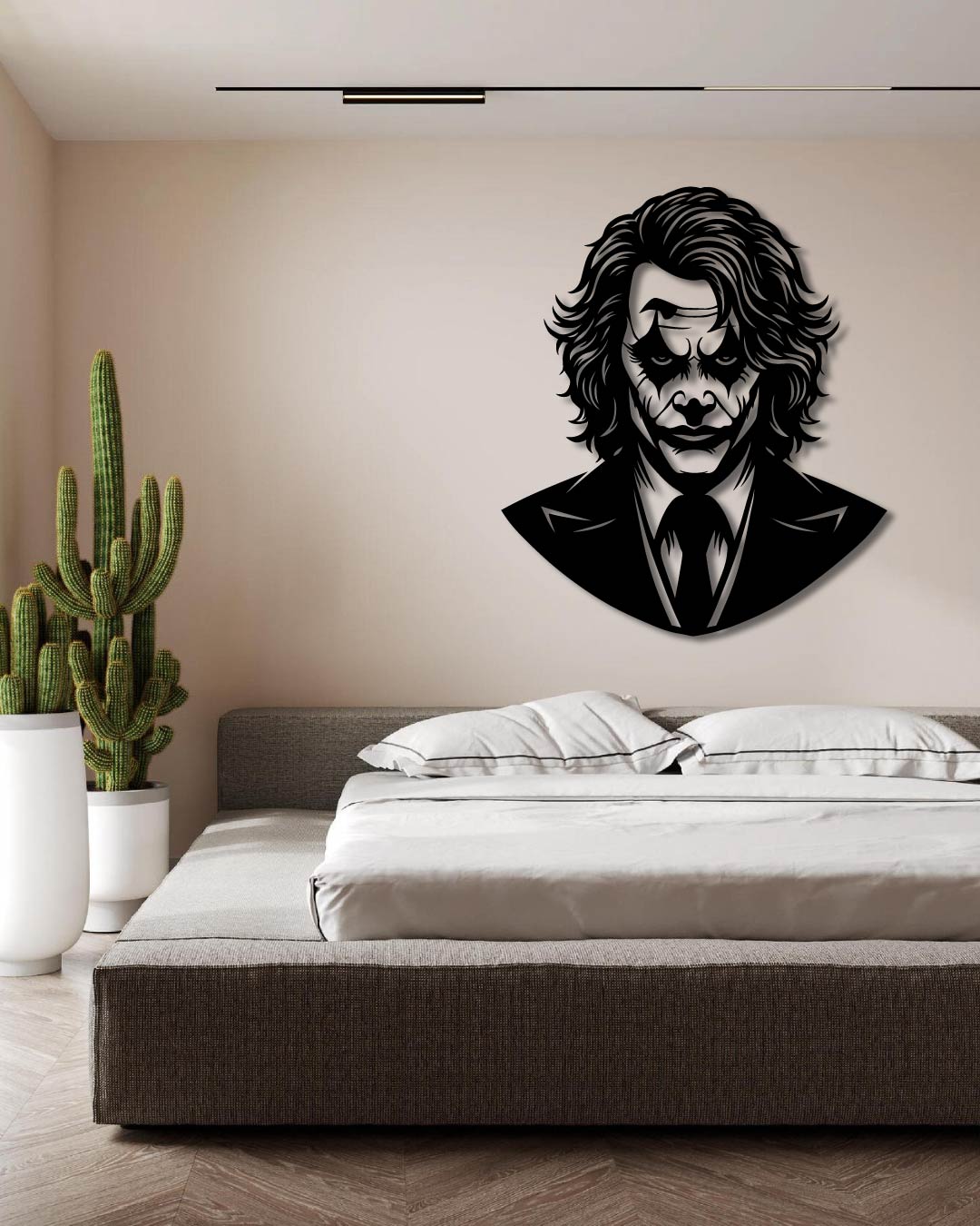 Joker Joaquin Phoenix Metal Wall Art Frame
