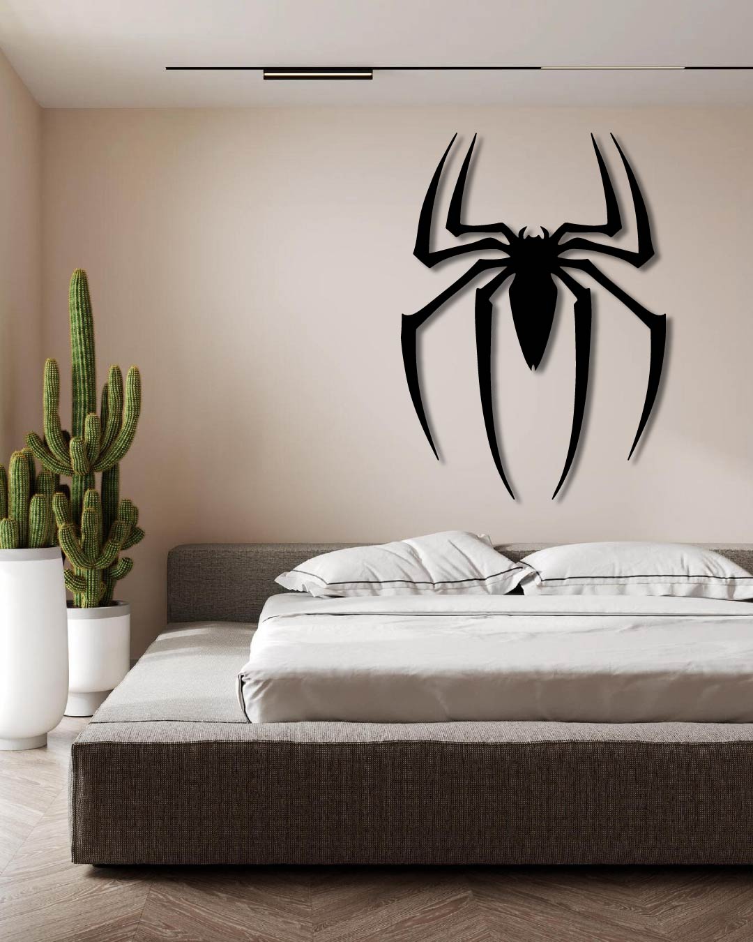 Spiderman Logo Metal Wall Art Frame