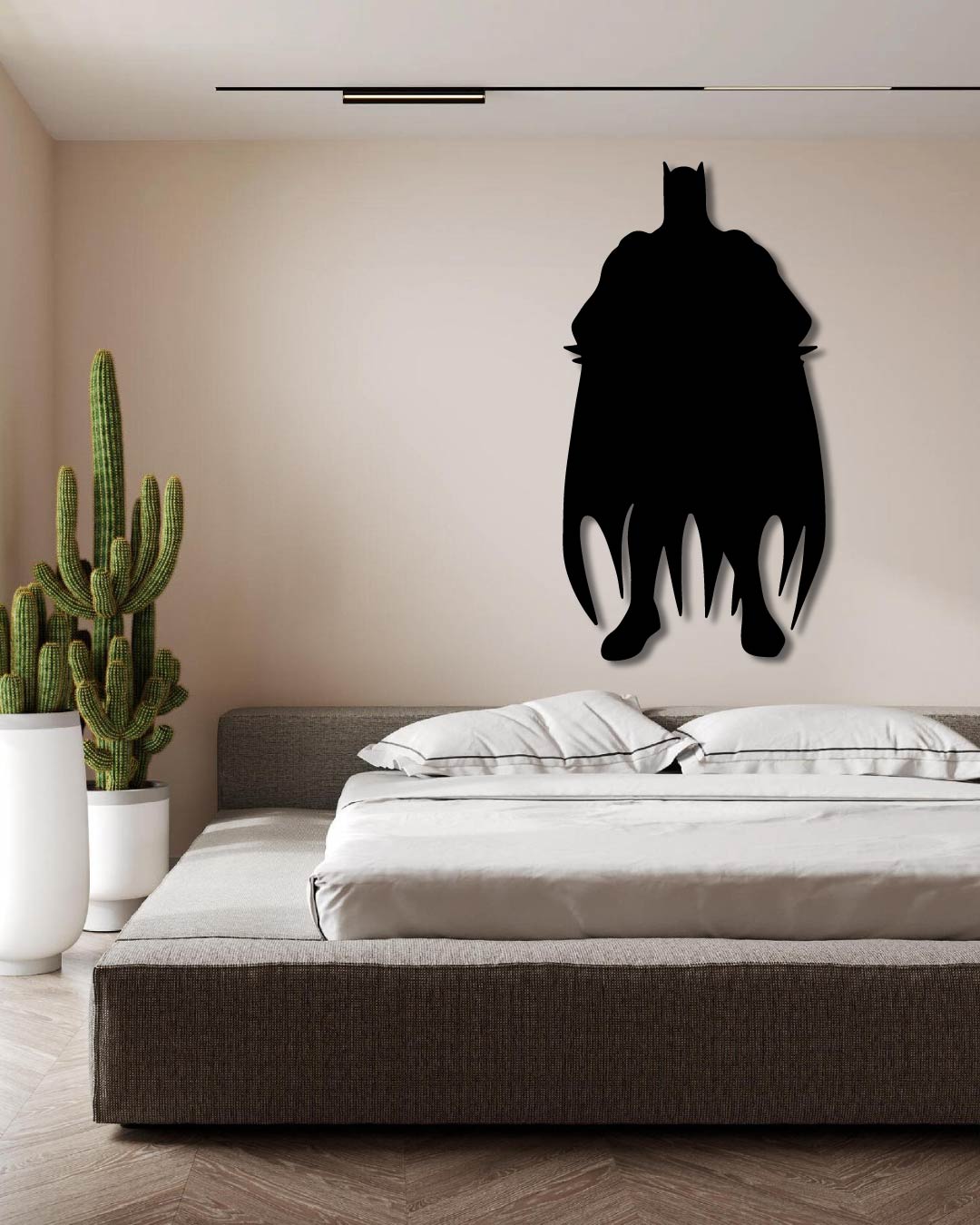 Batman Classic Silhouette Metal Wall Art Frame