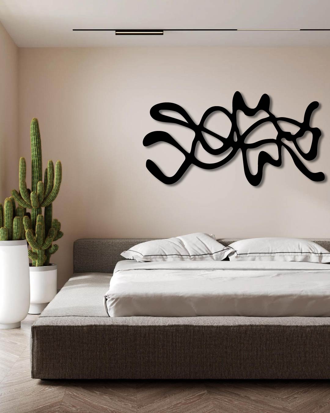 Liquid Abstract Pattern Metal Wall Art Frame