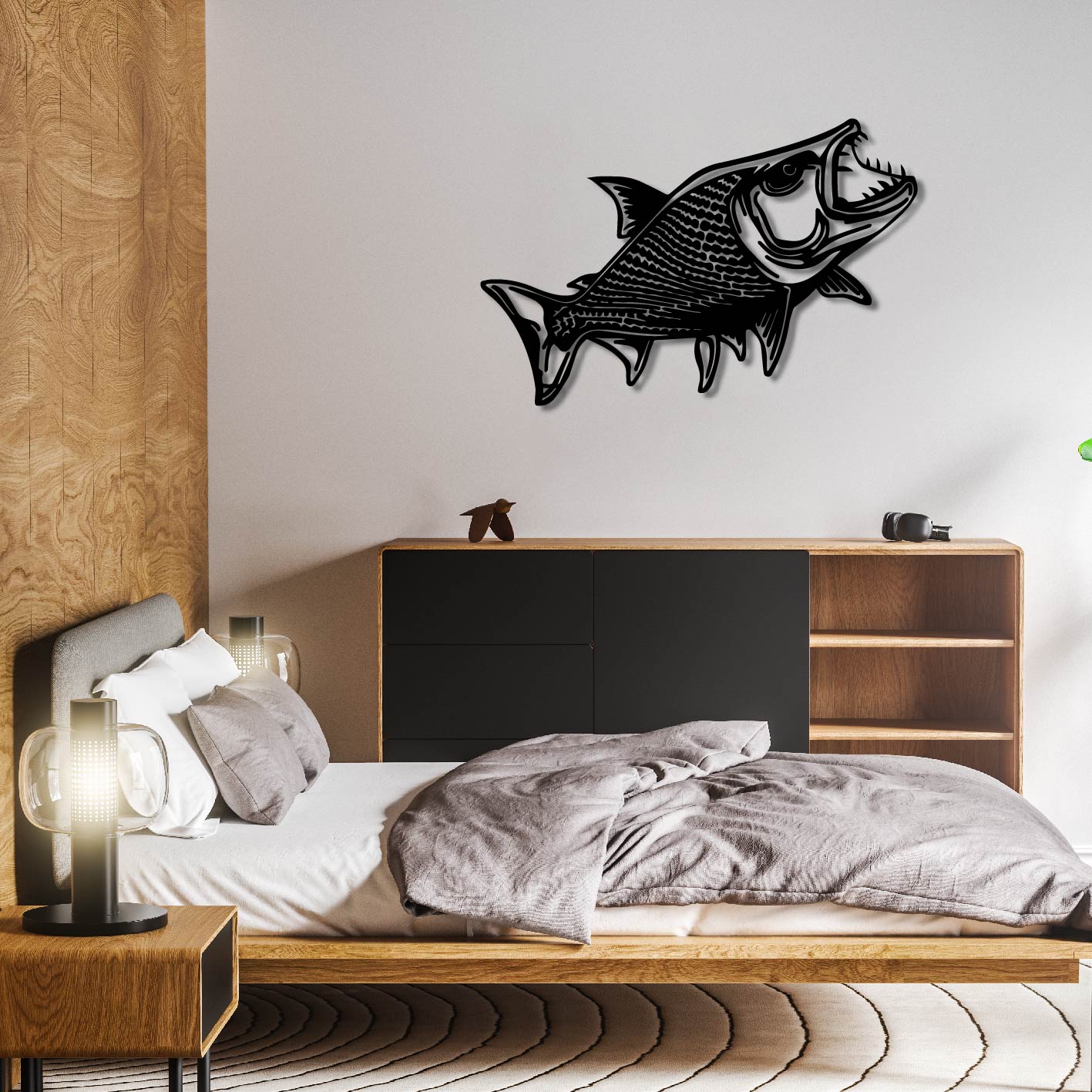 TIGERFISH METAL WALL ART