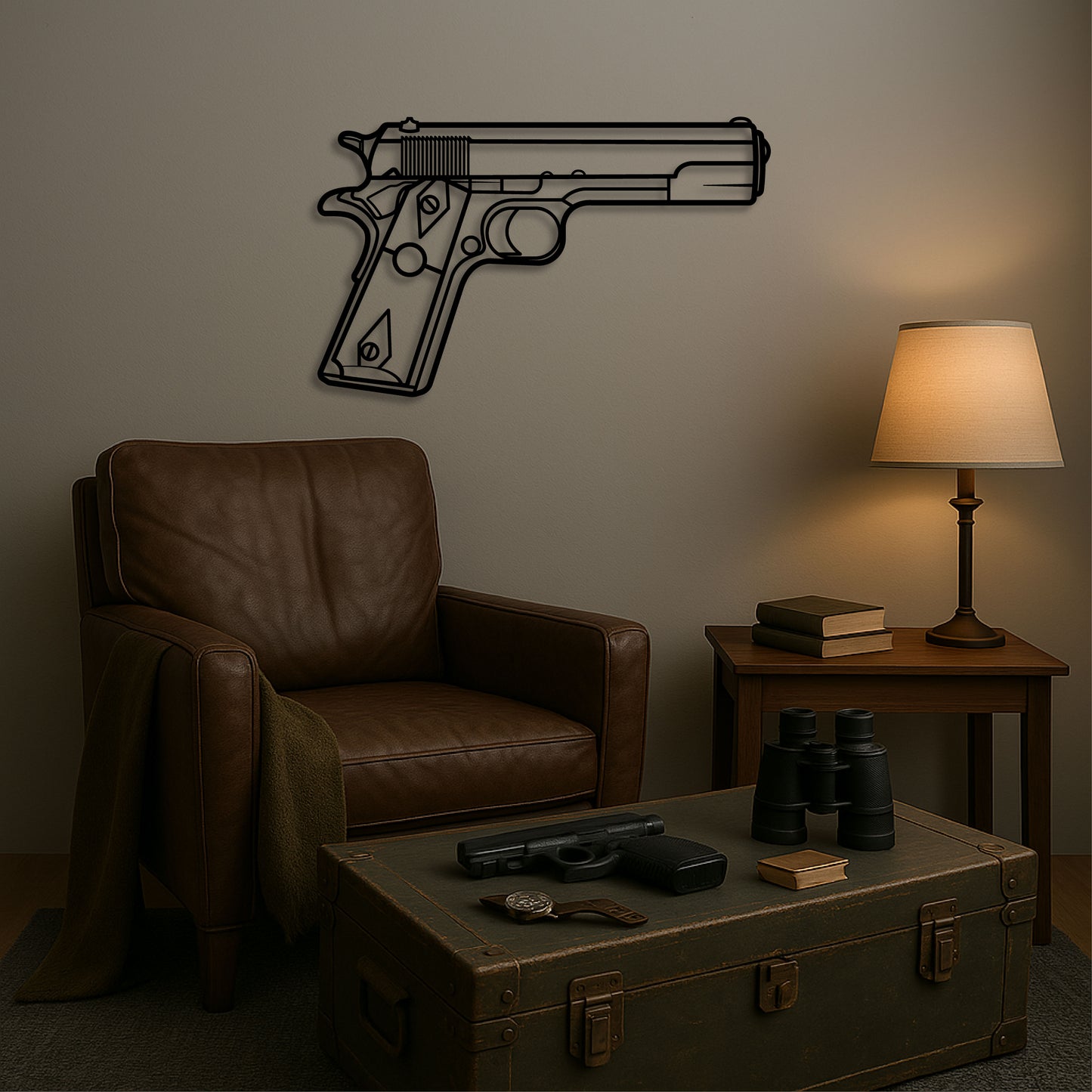 COLT 1911 METAL WALL ART