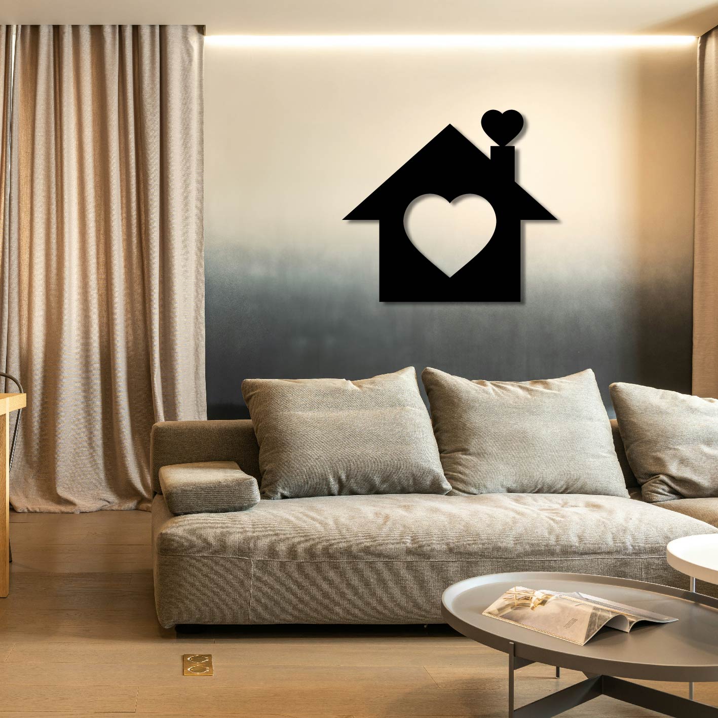 HOME METAL WALL ART