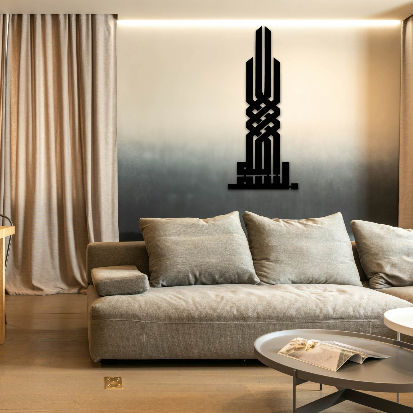 BISMILLAH KUFIC METAL WALL ART