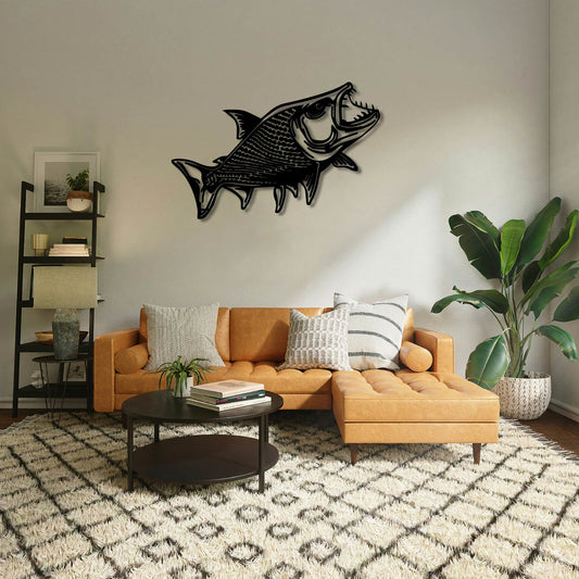 TIGERFISH METAL WALL ART