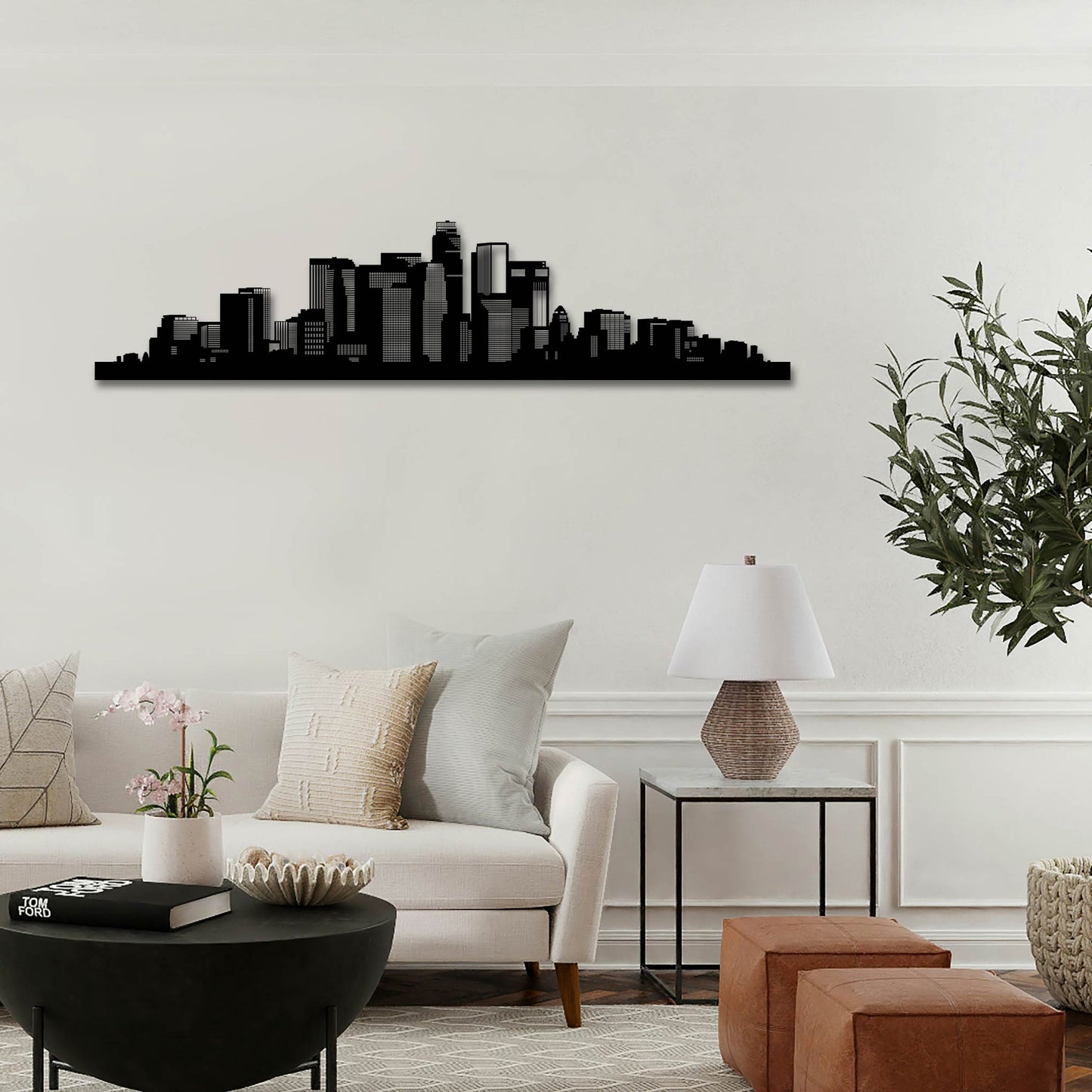 LOS ANGELES METAL WALL ART