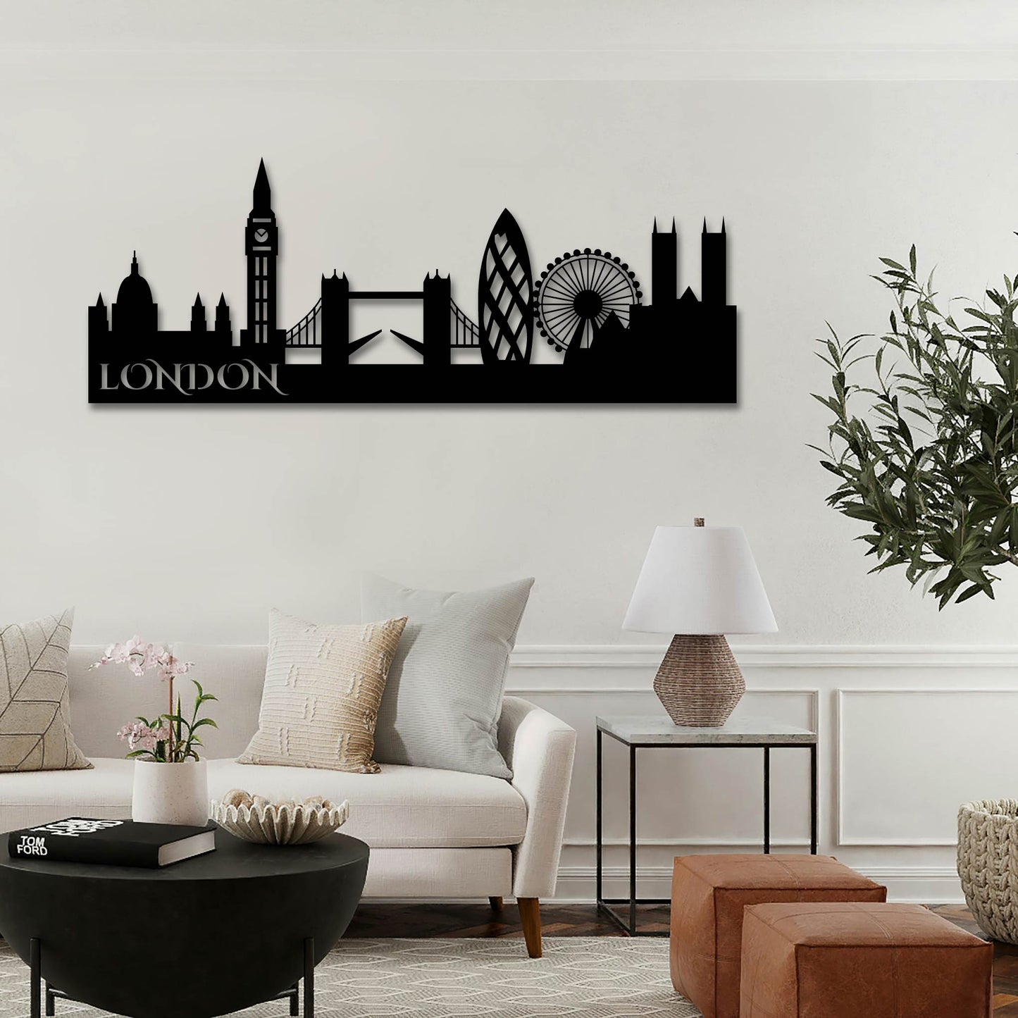 LONDON METAL WALL ART
