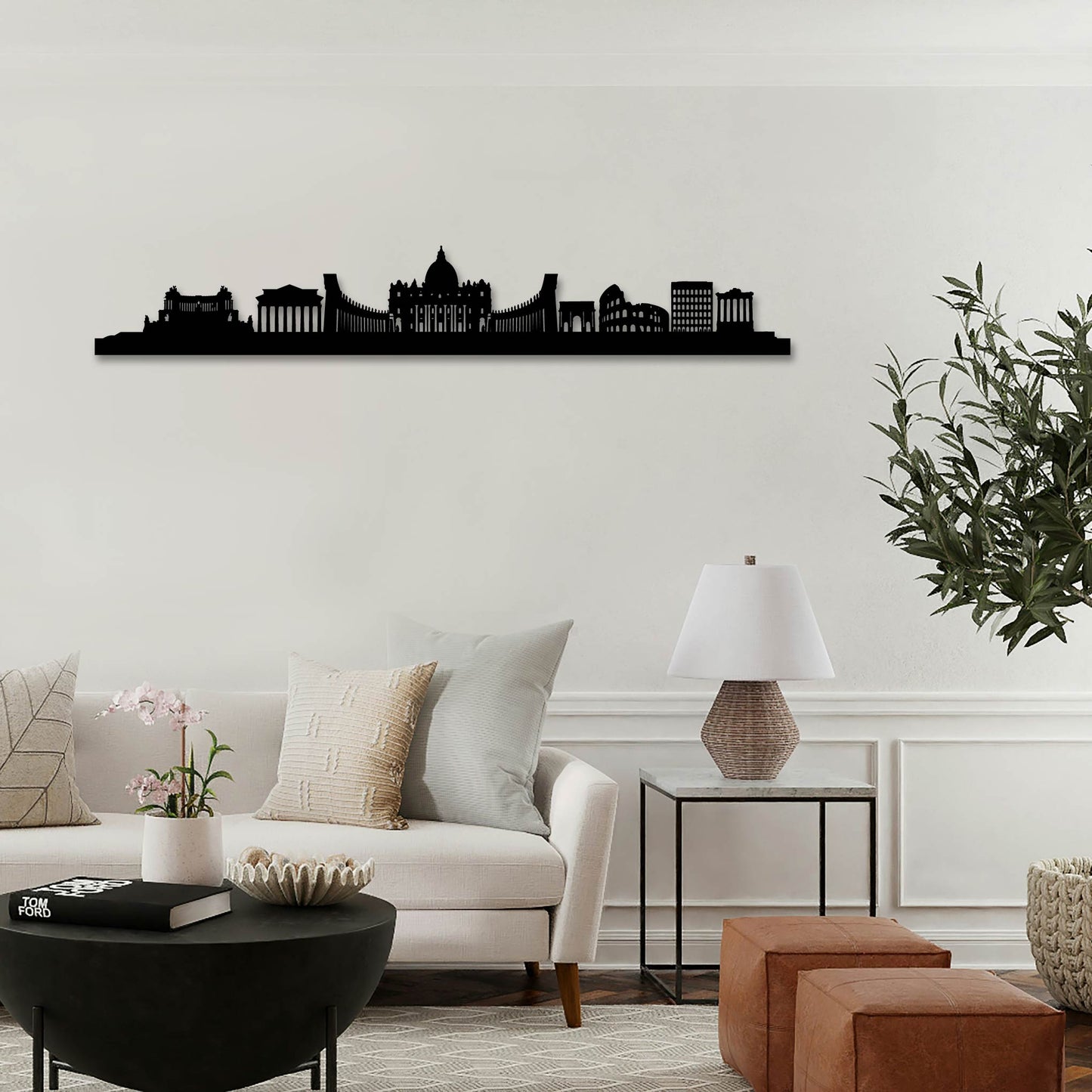 ROME DETAILED METAL WALL ART