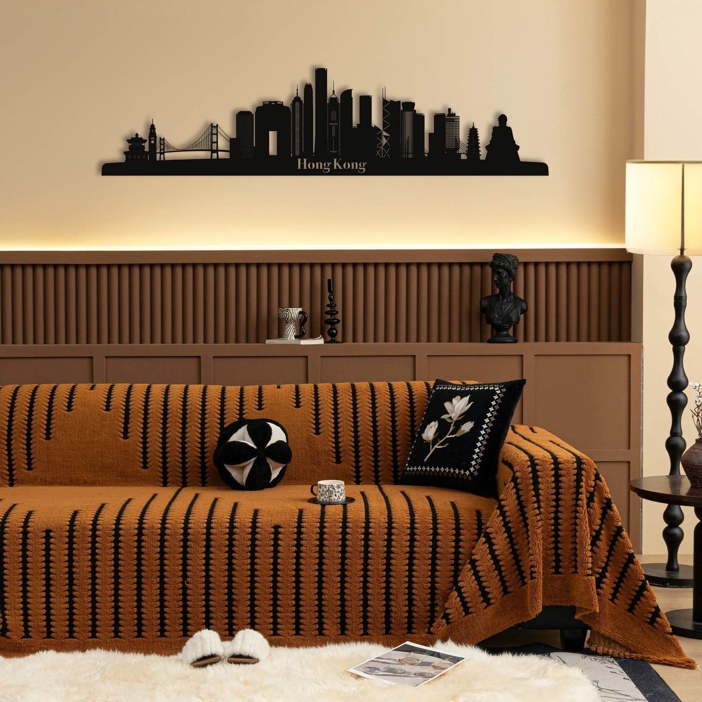 HONG KONG METAL WALL ART