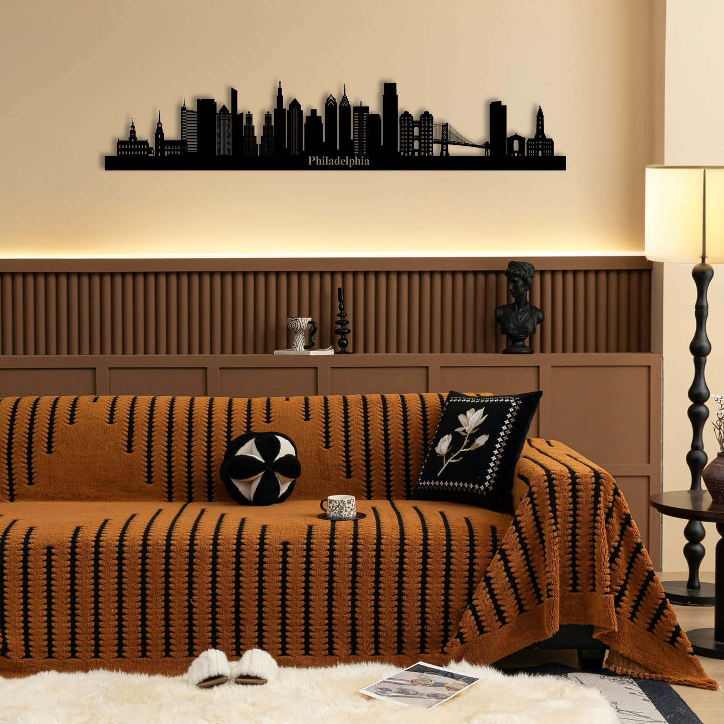 PHILADELPHIA METAL WALL ART