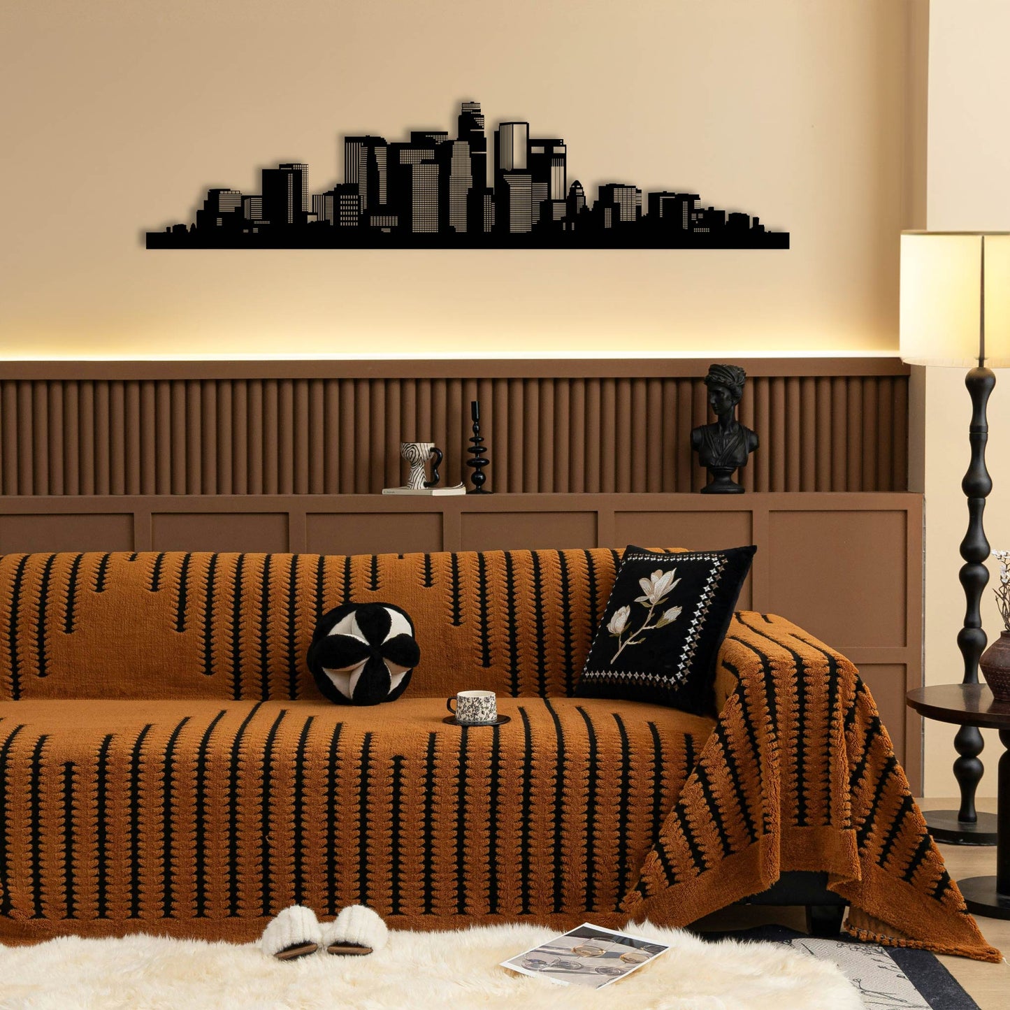 LOS ANGELES METAL WALL ART