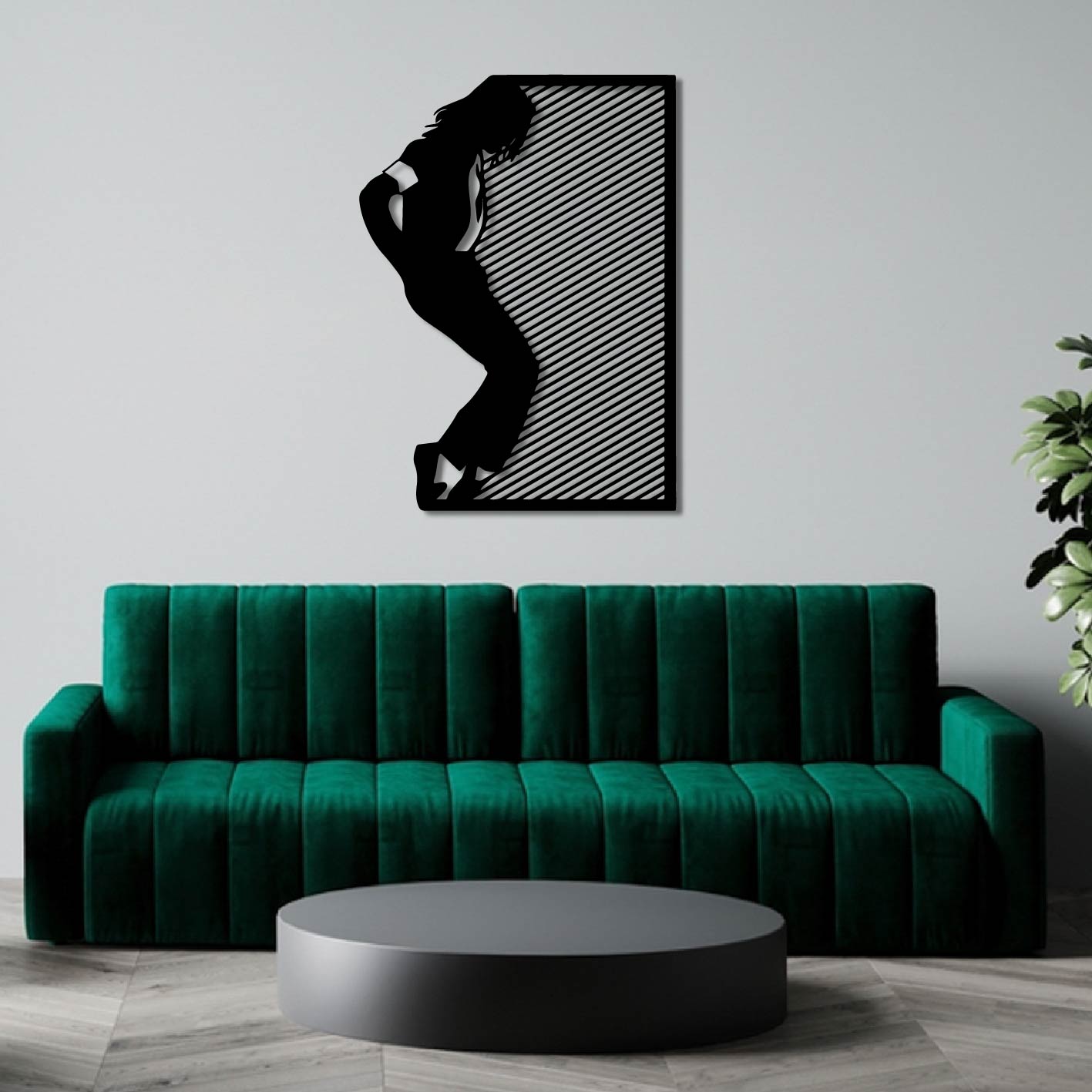 MICHAEL JACKSON METAL WALL ART