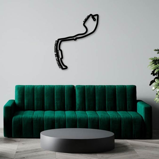 CIRCUIT DE MONACO 2 METAL WALL ART