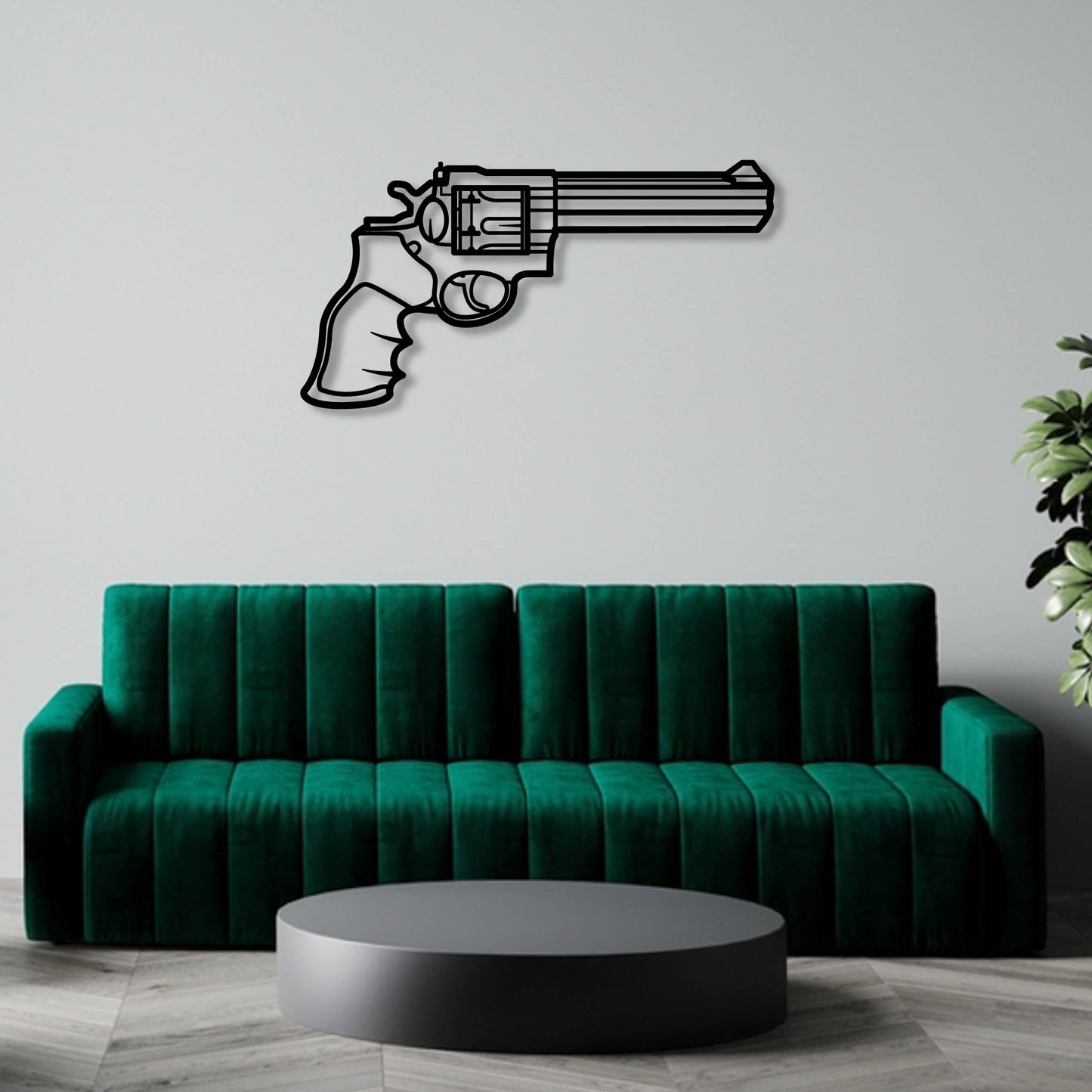 RUGER 1707 GP100 METAL WALL ART