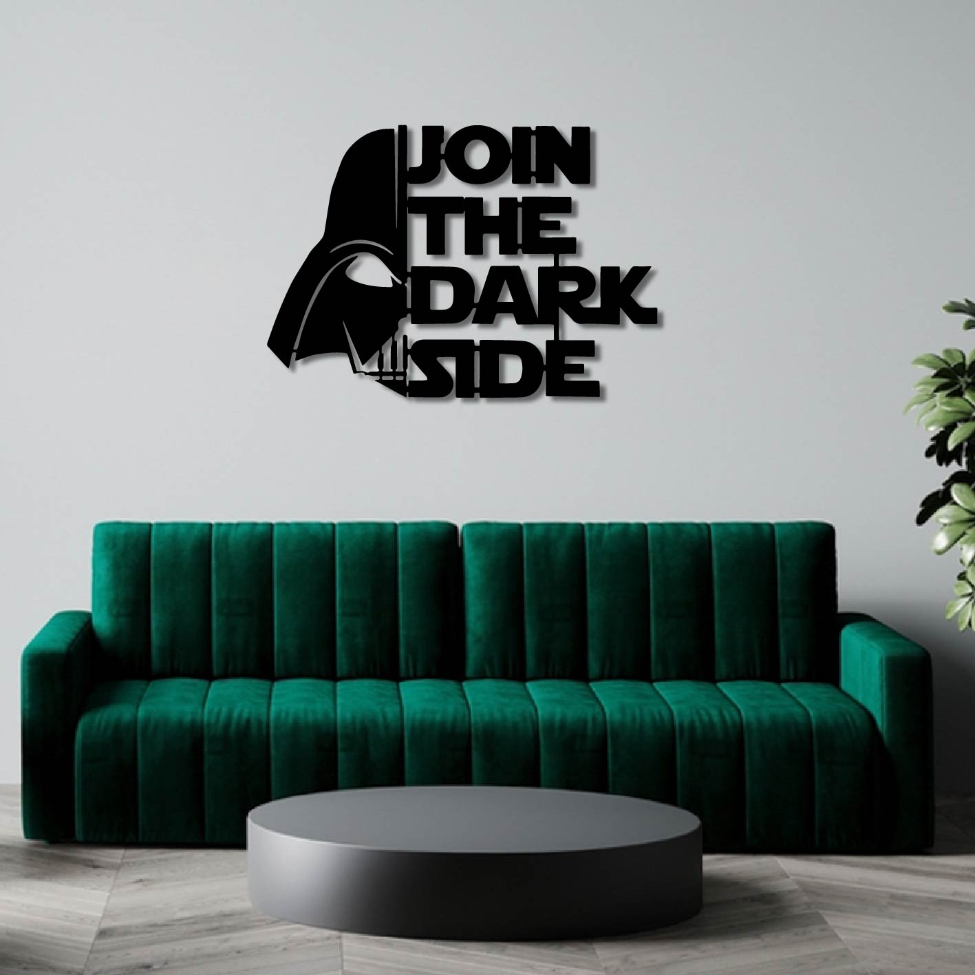 STAR WARS JOIN THE DARK SIDE METAL WALL ART