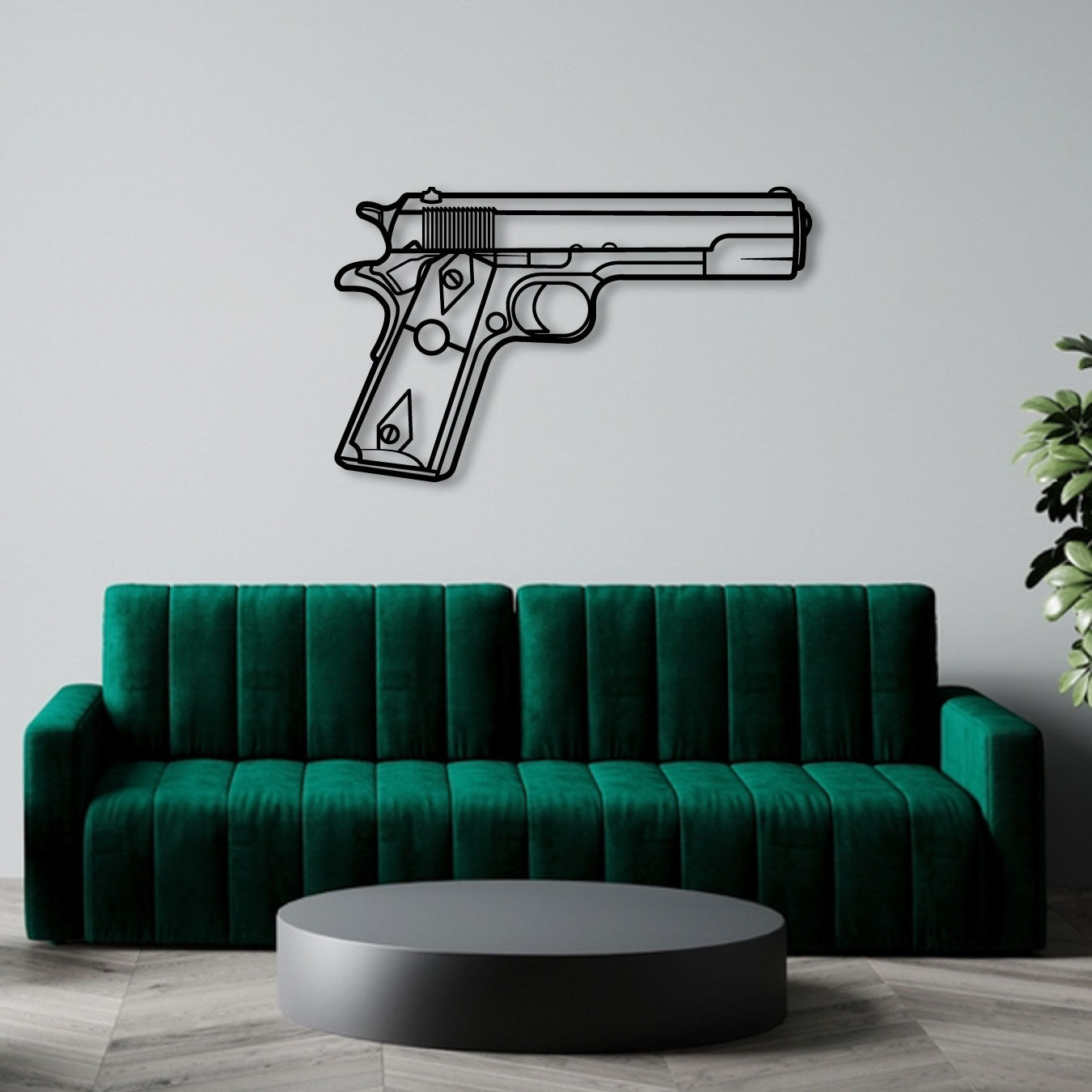 COLT 1911 METAL WALL ART
