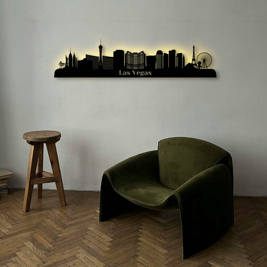 LAS VEGAS METAL WALL ART
