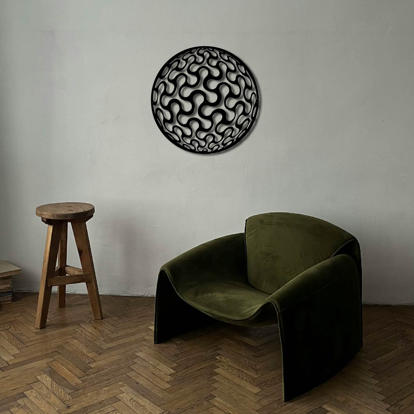 Sphere Metal Wall Art Frame