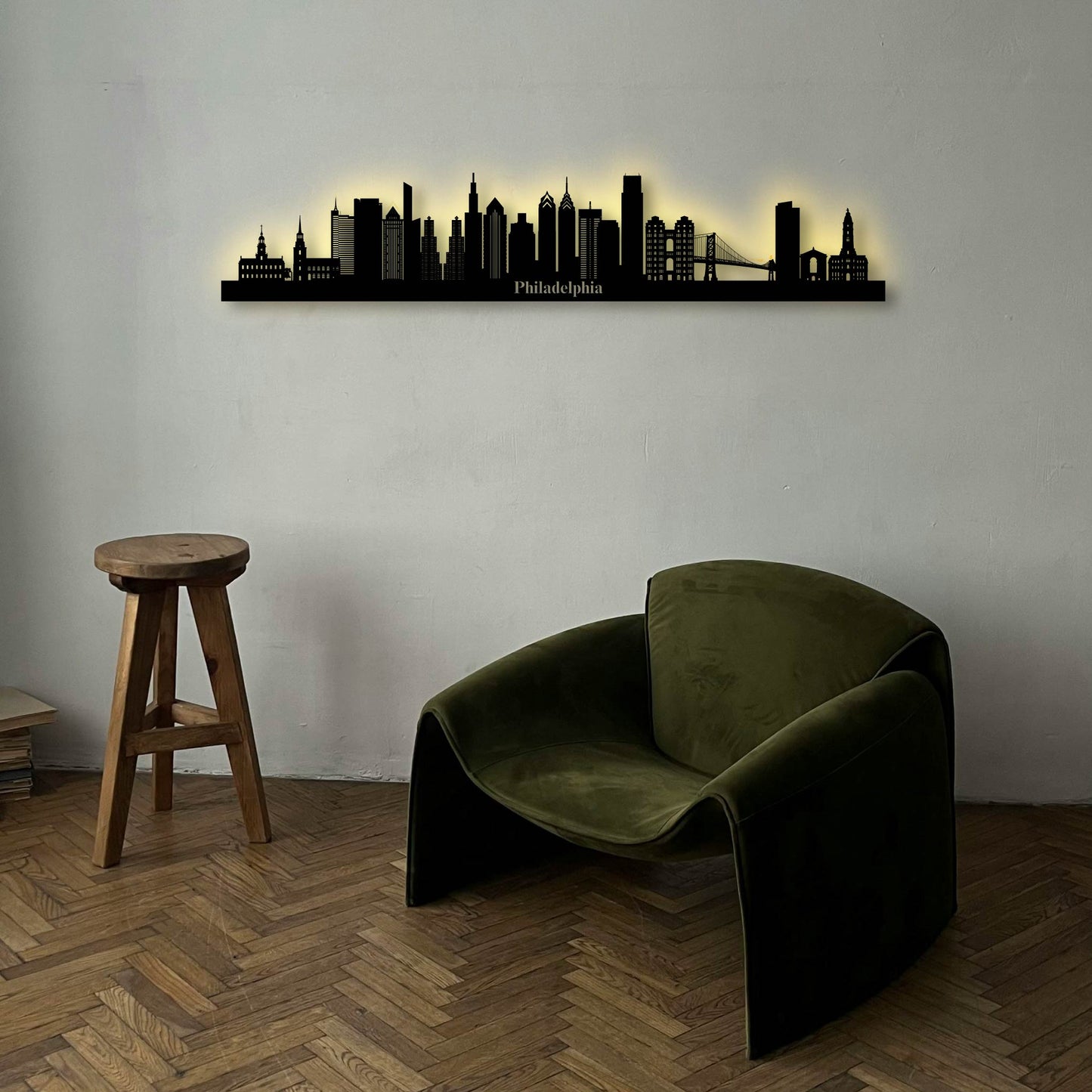 PHILADELPHIA METAL WALL ART