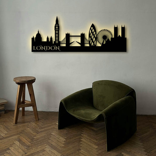 LONDON METAL WALL ART