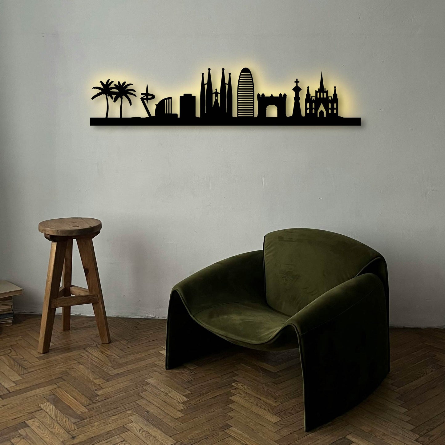 BARCELONA SPAIN METAL WALL ART