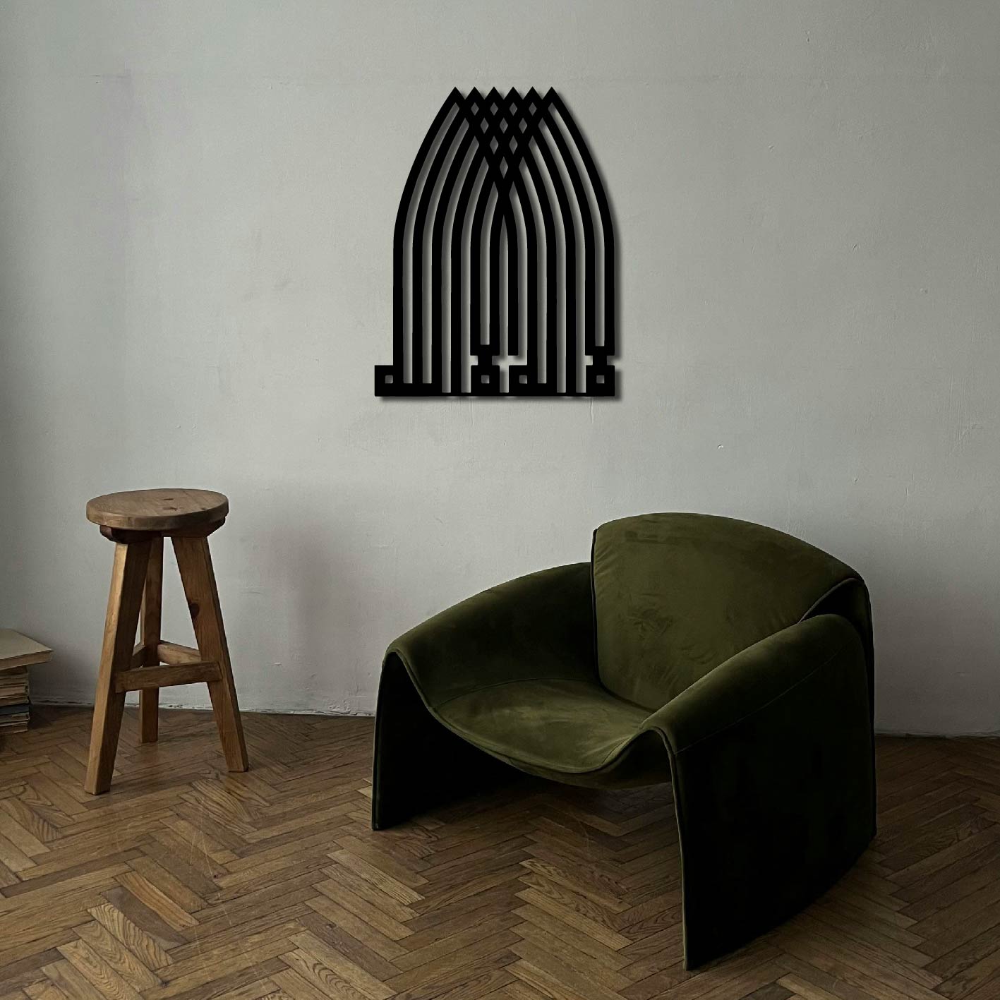KUFIC ARCH METAL WALL ART