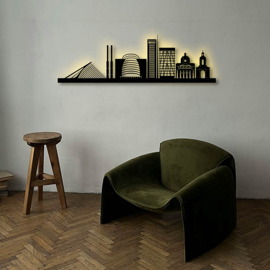 DUBLIN METAL WALL ART