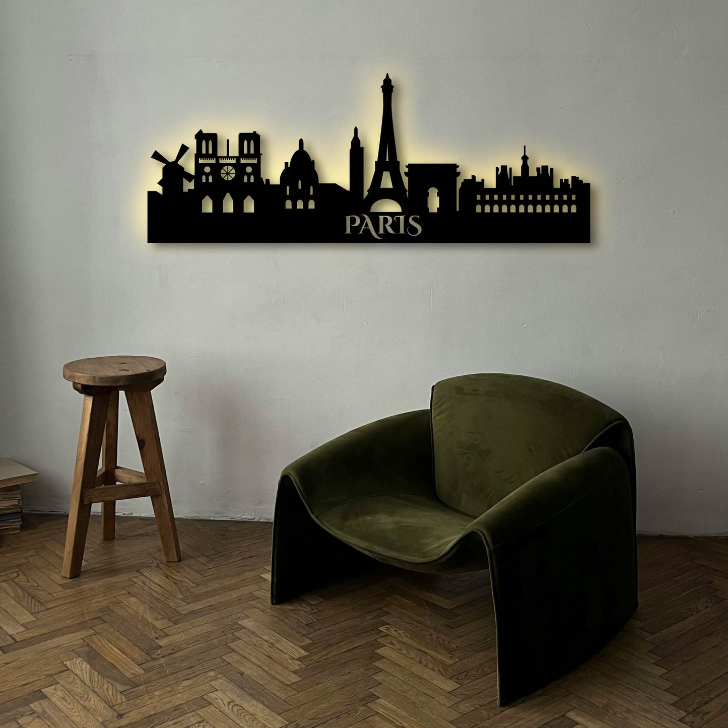 PARIS METAL WALL ART