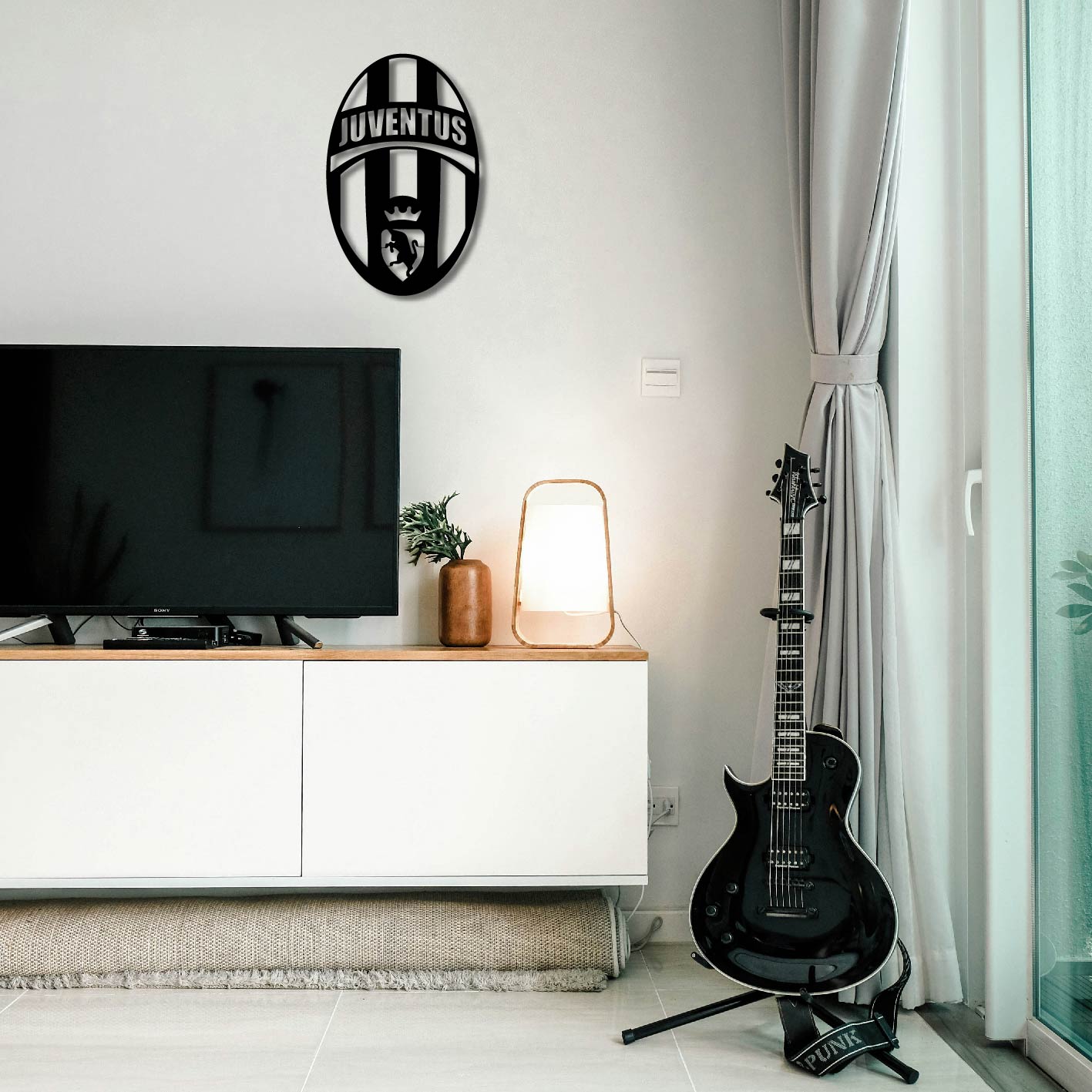 JUVENTUS LOGO METAL WALL ART