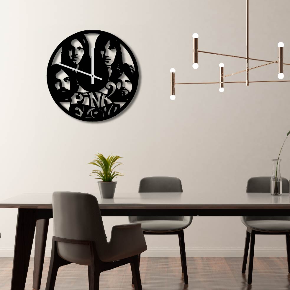 PINK FLOYD BAND METAL WALL ART CLOCK