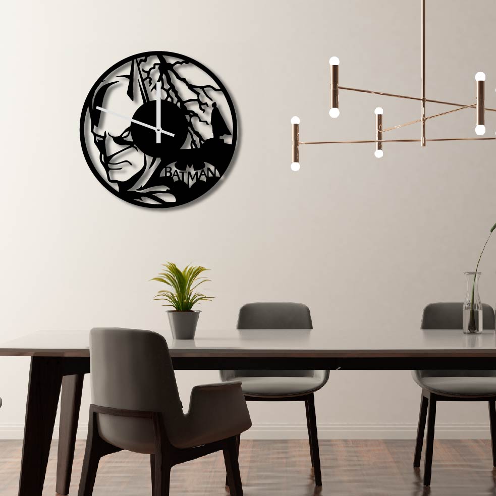 BATMAN METAL WALL ART CLOCK