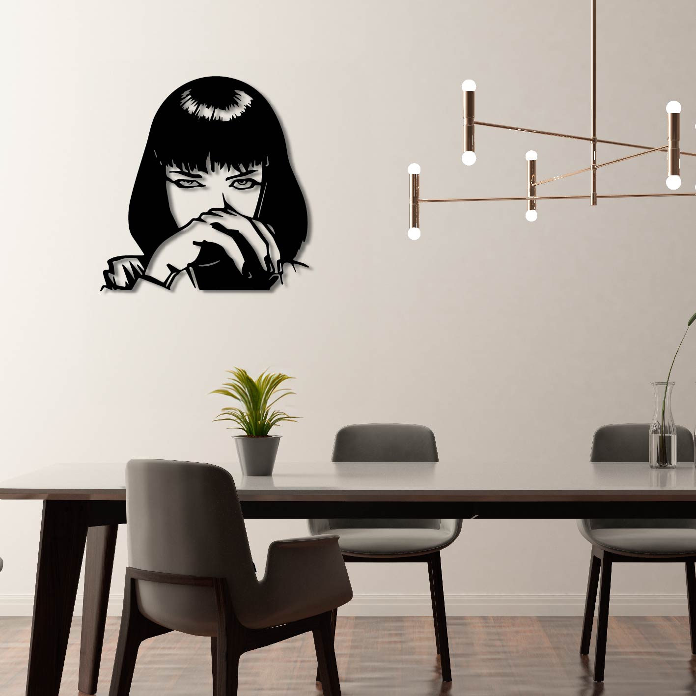 PULP FICTION METAL WALL ART