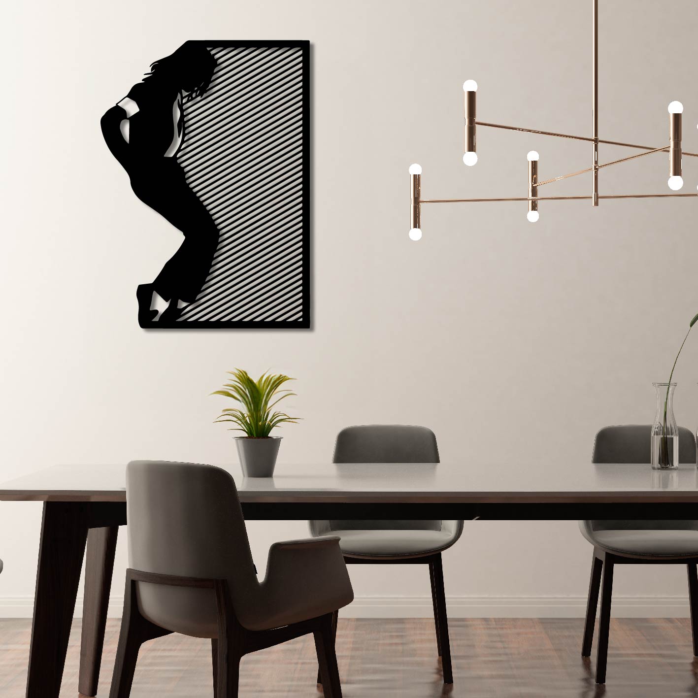 MICHAEL JACKSON METAL WALL ART
