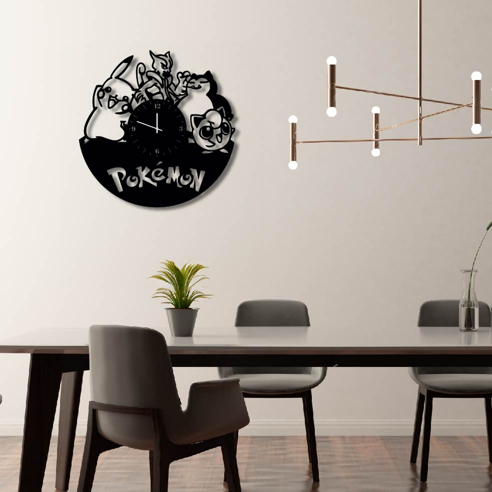 POKEMON METAL WALL ART CLOCK
