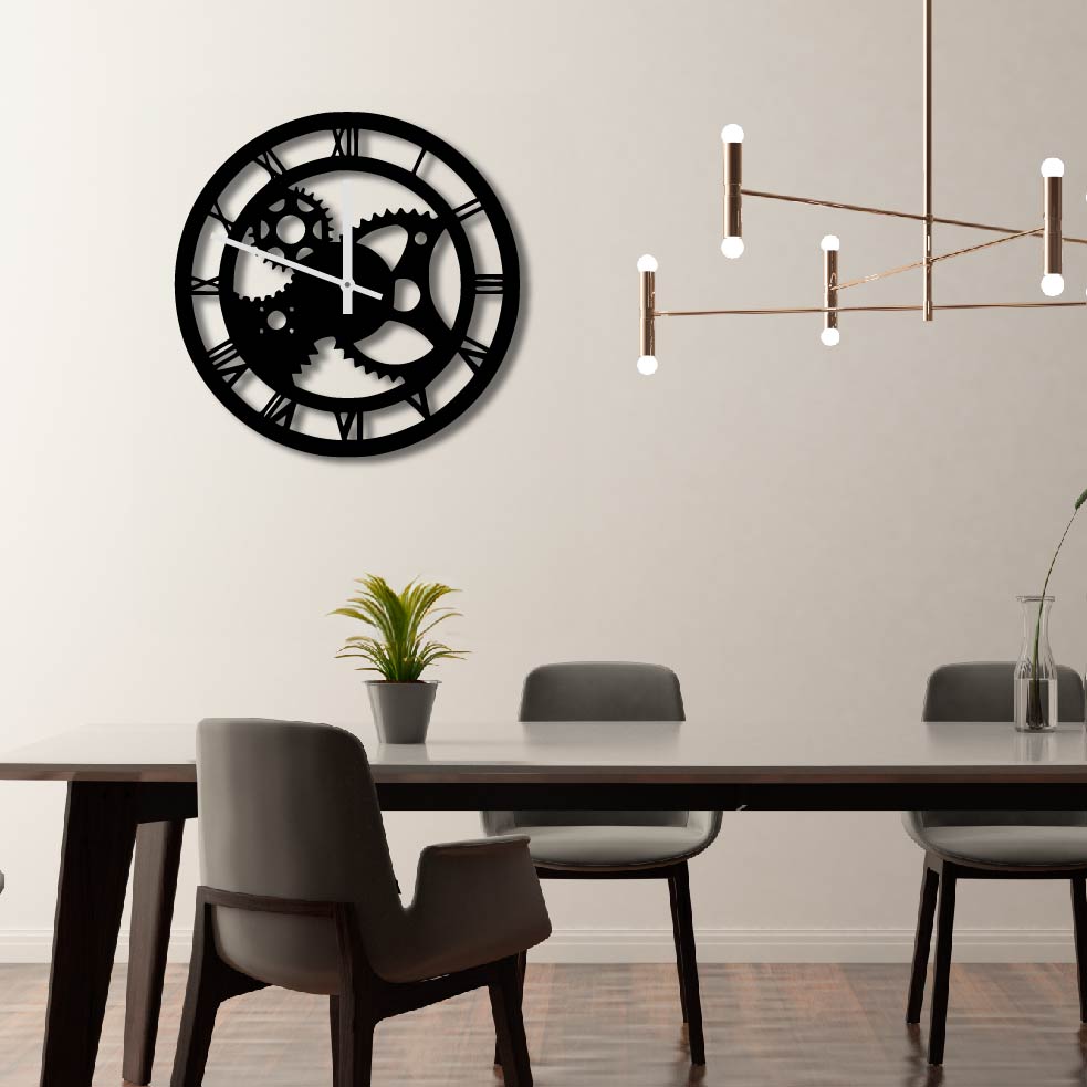 MECHANICS METAL WALL ART CLOCK