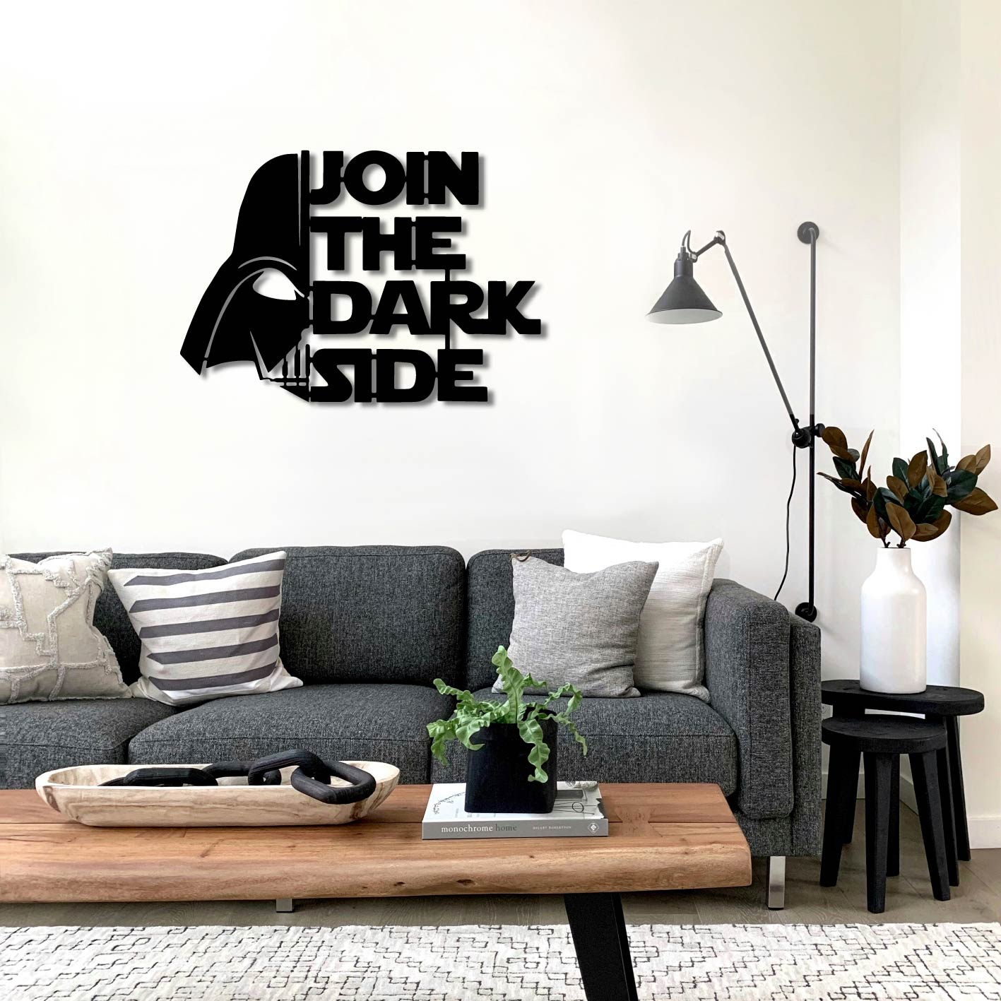 STAR WARS JOIN THE DARK SIDE METAL WALL ART