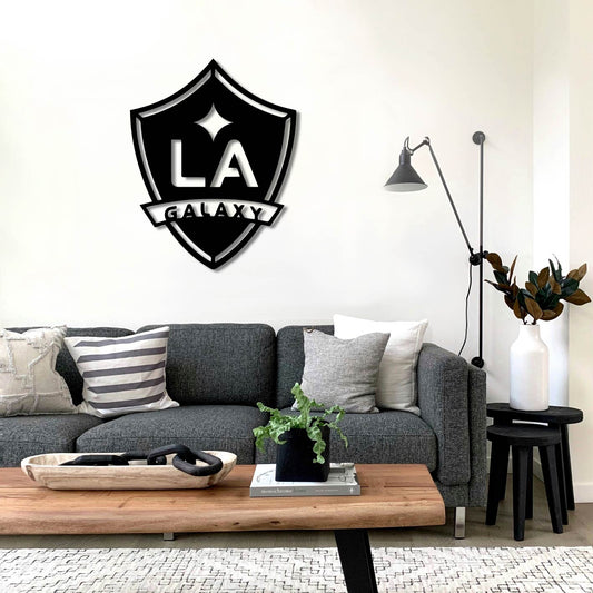 LA GALAXY LOGO METAL WALL ART