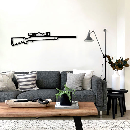 WINCHESTER 7X57 MAUSER METAL WALL ART