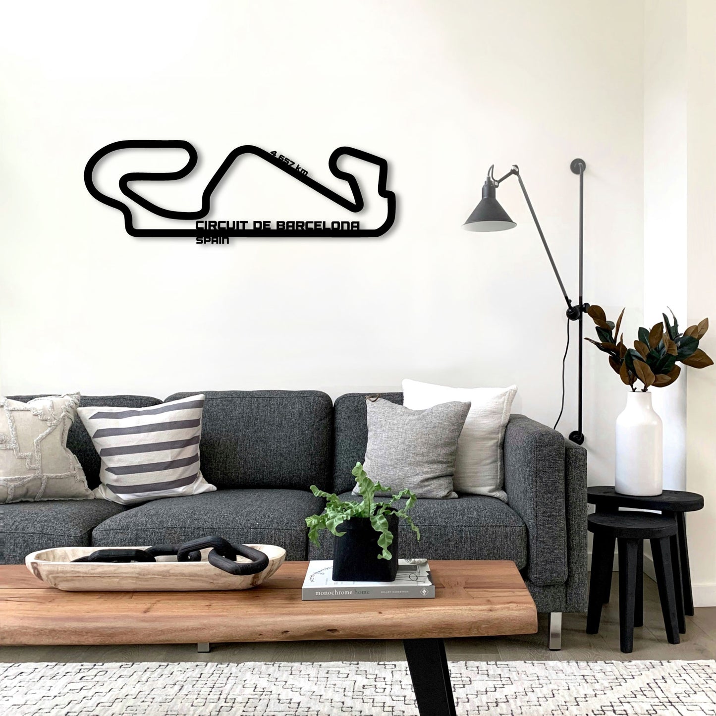 CIRCUIT DE CATALUNYA 2 METAL WALL ART