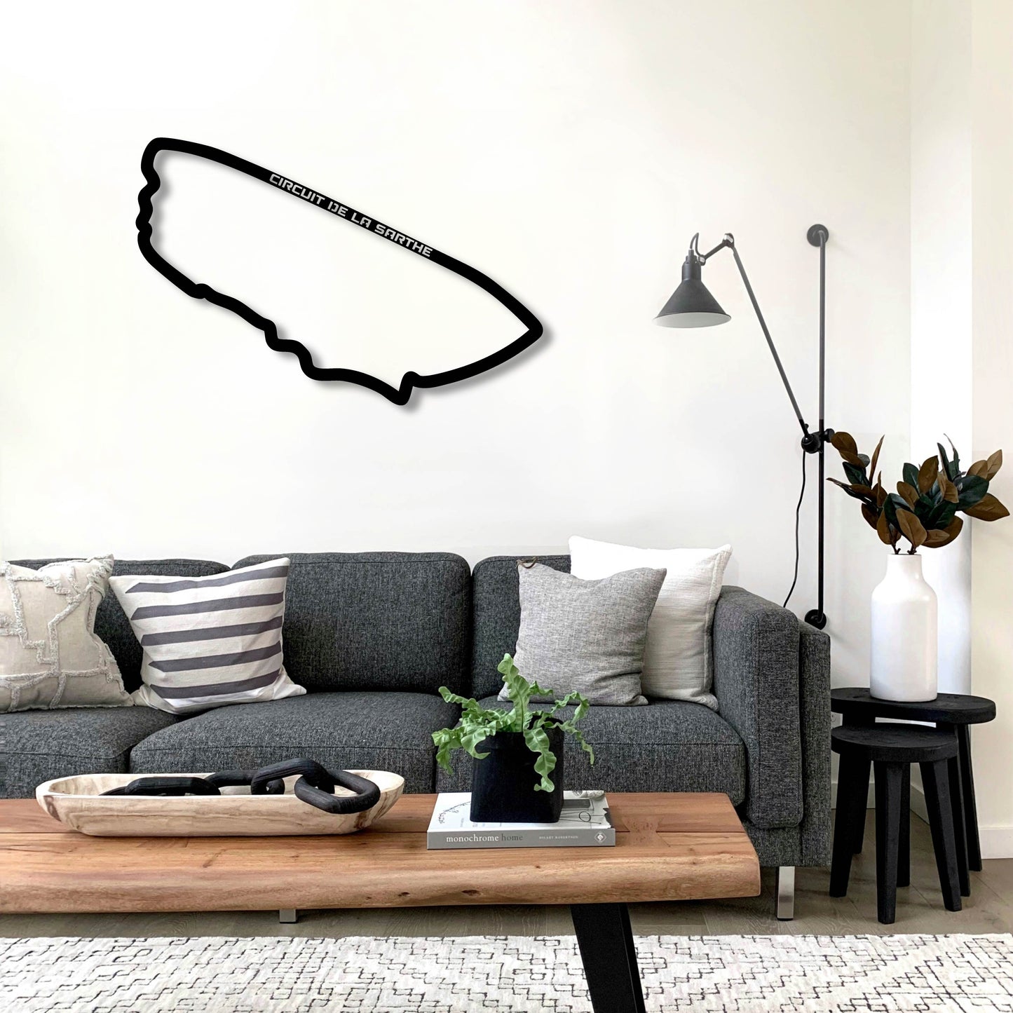 CIRCUIT DE LA SARTHE METAL WALL ART