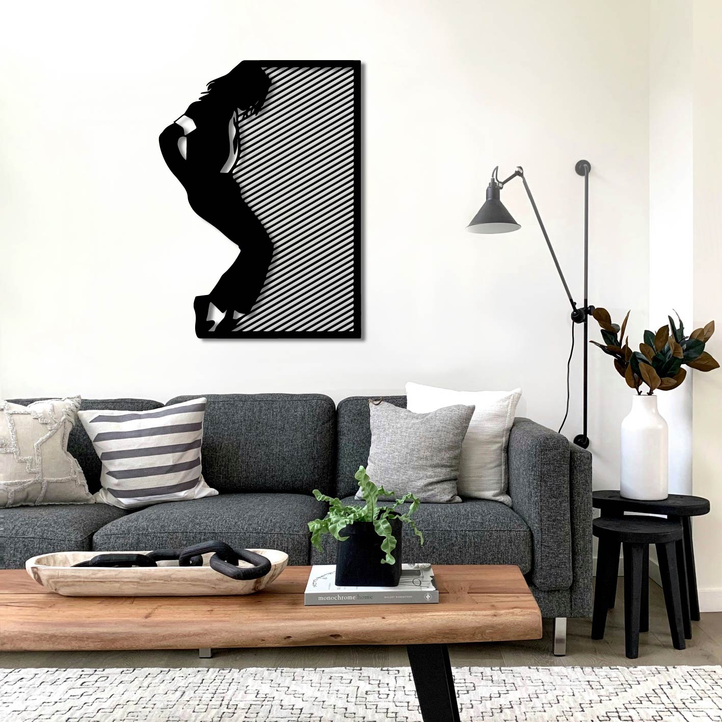 MICHAEL JACKSON METAL WALL ART